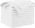 AIDEA Microfiber Cleaning Cloth White 10PK, Microfiber Towels by AIDEAHOME