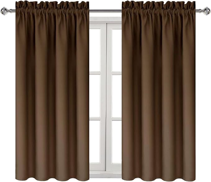 DWCN Blackout Curtains Thermal Insulated Energy Saving Bedroom and Kitchen - Image 8