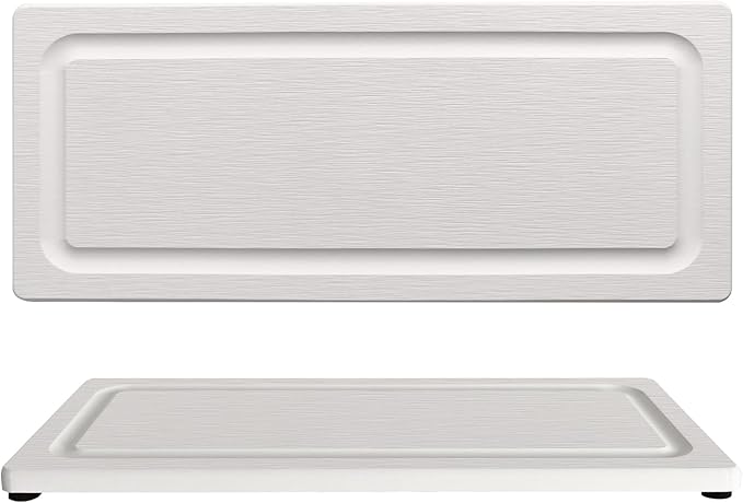 2 PCS Fast-Drying Stone Trays for Bathroom Sink & Kitchen Counter, Water by Unknown