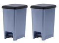 Superio Slim Trash Can with Foot Pedal – 2.5 Gallon Step-On Trash Can with Lid by Superio