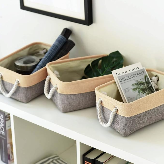 TheWarmHome Storage Bins for Organizing, Sturdy Storage Basket, Decorative - Image 5