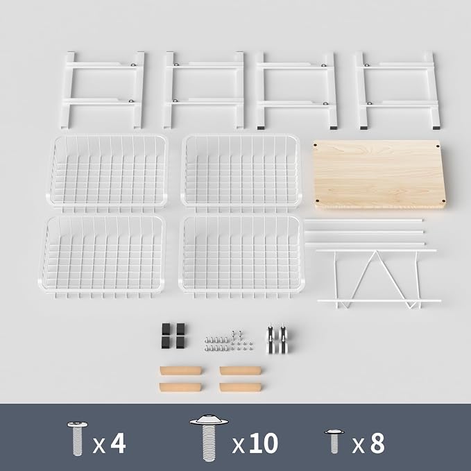 5-Layer Fruit Basket Kitchen Food Storage Organizer and Storage Rack, Stackable - Image 5