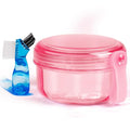 No Leak & Non-Slip Partial Denture Case Retainer Bath Box Cup, Denture Soaking by Mckkor