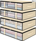 StorageRight Under Bed Storage Bins, Breathable Organizer by StorageRight