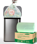 13 Gallon Flap Tie Compostable Trash Bags, Compost Bags Tall Kitchen Trash Bags by BEIDOU-PAC