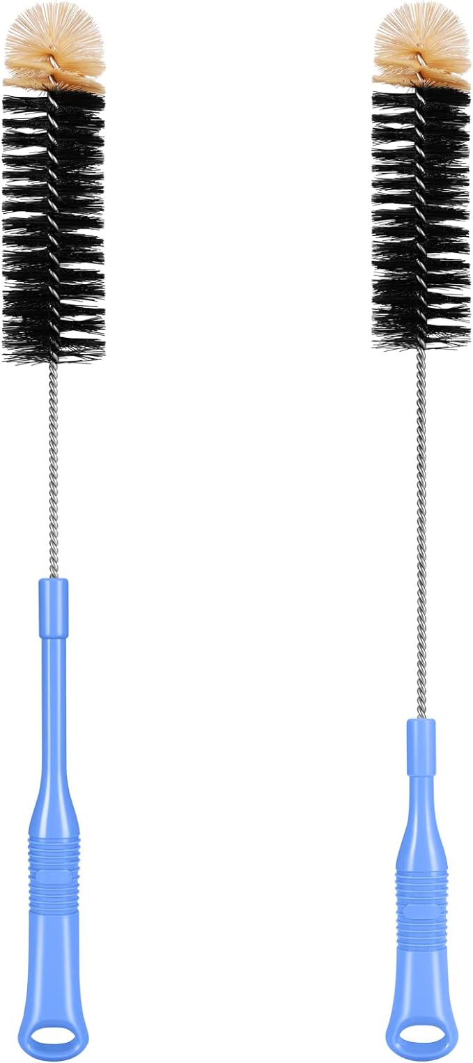 Bottle Cleaning Brush, 17 Inches Extra Long Handle Water Bottle Brush, Flexible by mosolan