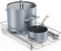 ROOMTEC Pull Out Cabinet Organizer, Cabinet Pull Out Shelves 11" W x 21" D by ROOMTEC