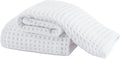 Microfiber Waffle Face Towels, 2 Pieces, Fast Drying, Lint Free by Unknown