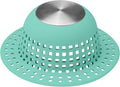 Shower Drain Hair Catcher, Bathtub Drain Cover Foldable Silicone Shower & Tub by SayGoodbyetoHairClogging