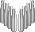 VEGOND 17oz Stainless Steel Water Bottles Bulk, Reusable Metal Sports Water by VEGOND