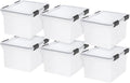 IRIS USA 32 Quart WEATHERPRO Plastic Storage Box by IRISUSA