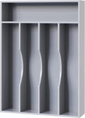 Bellsal Grey Utensil Organizer 10 Inch Silverware Tray by Bellsal