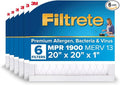 Filtrete 20x20x1 AC Furnace Air Filter, MERV 13, MPR 1900, Premium Allergen by Filtrete