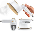 Mini Steam Iron, 2-IN-1 Handheld Size Steamer, 1100W & 15s Fast Heat Up by Liebssen