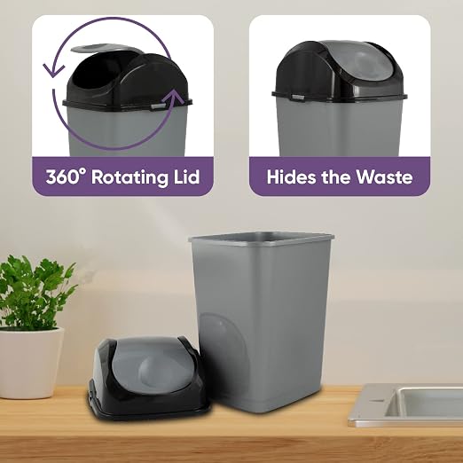 Superio Mini Plastic Trash Can - Image 6