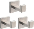 NearMoon Bath Towel Hooks -SUS304 Stainless Steel Square Clothes Robe Hooks by NearMoon