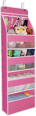 Univivi 5-Shelf Fabric Door Storage Over Door Hanging Organizer by Univivi