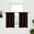 BGment Brown Kitchen Curtains 36 INES Long by BGment