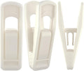 Hanger Clips for Velvet Hangers, Non-Slip Plastic Clips Pant Skirt Hanger Clips by TOFIIGREM