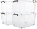 Citylife 69 QT Plastic Storage Bins by CitylifeHomeOrganization