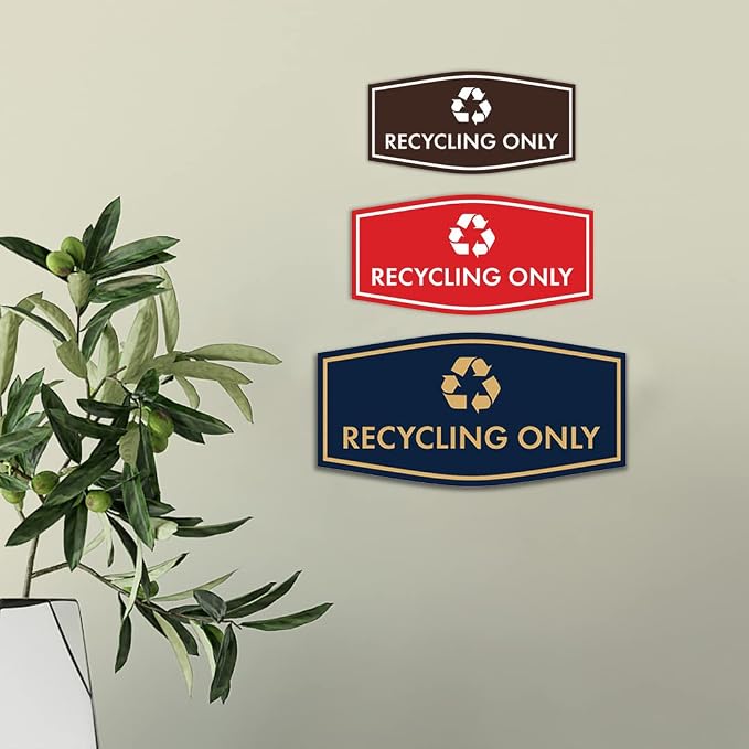 Fancy Recycling Only Sign - Image 4