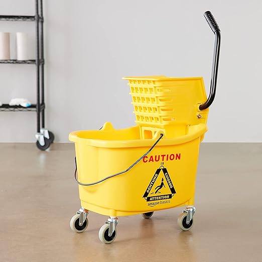 Amazon Basics Side Press Wringer Combo Commercial Floor Cleaning Rectangular - Image 7
