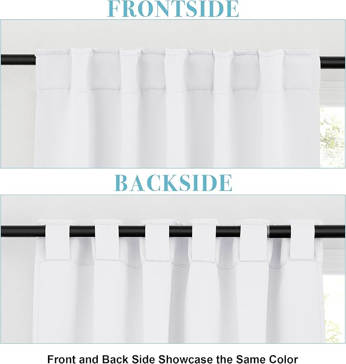 RYB HOME Half Blackout Curtains - Image 3