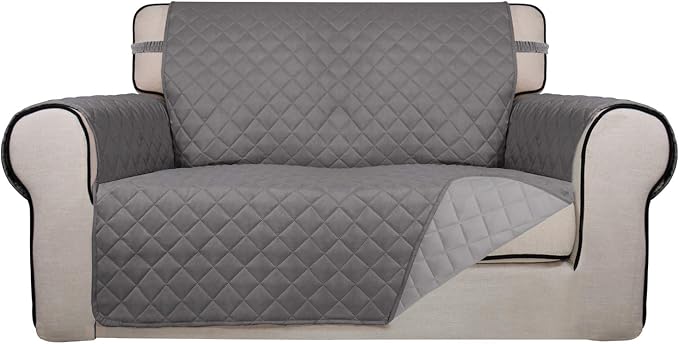 PureFit Reversible Quilted Sofa Cover, Water Resistant Medium Slipcover by PureFit