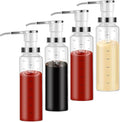 Sauce Pump Dispensers, Coffee Syrup Dispenser, 17oz Glass Bottle by Unknown