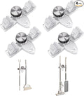 Mop and Broom Holder Wall Mount, No Punching Required Broom and Mop Organizer by Unknown