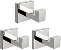 NearMoon Bath Towel Hooks -SUS304 Stainless Steel Square Clothes Robe Hooks by NearMoon