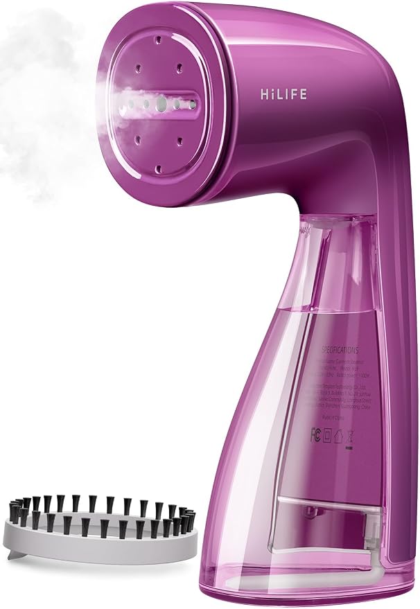 HiLIFE Steamer for Clothes, 1100W Clothes Steamer, Fast Wrinkle Removal by HiLIFE