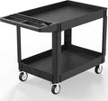 Utility Cart on Wheels, 1000 lbs Capacity Rolling Service Cart, 45 x 25 Inch by WanmwillToolOrganizer