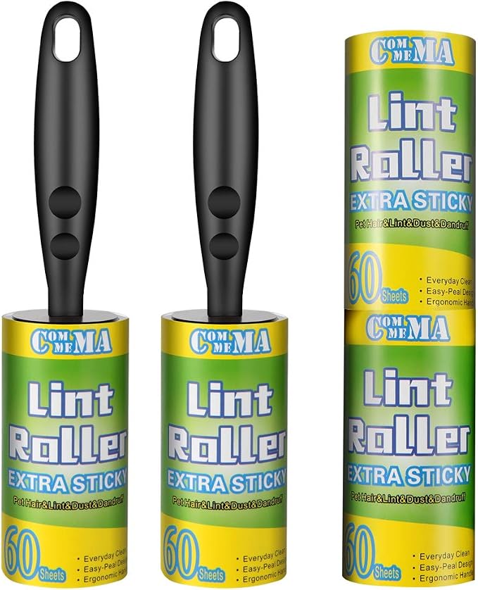 Lint Rollers for Pet Hair Extra Sticky, Pet Hair Remover Set Brush for Dog & by COMMEMALintRollers