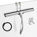 Shower Squeegee for Glass Door 12-Inch Stainless Steel Bathroom Squeegee Window by SSTOOHL