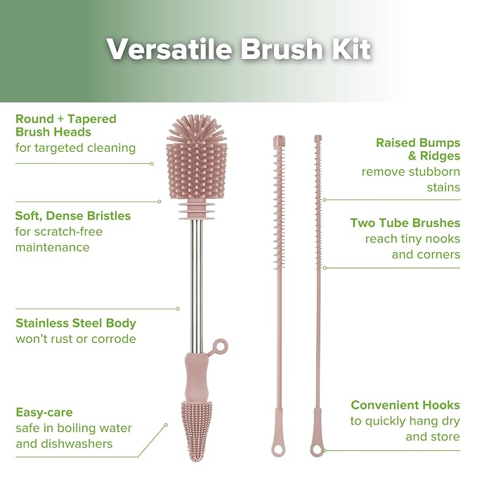 Haakaa Silicone Cleaning Brush Kit - Image 5