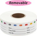 STARLIBOO Removable Freezer Labels, 1x3 Inch, Waterproof Oil Resistant Easy by STARLIBOO