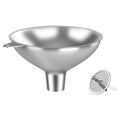 Stainless Steel Funnel with 30 Mesh Filter Food Grade Metal Funnel by Unknown