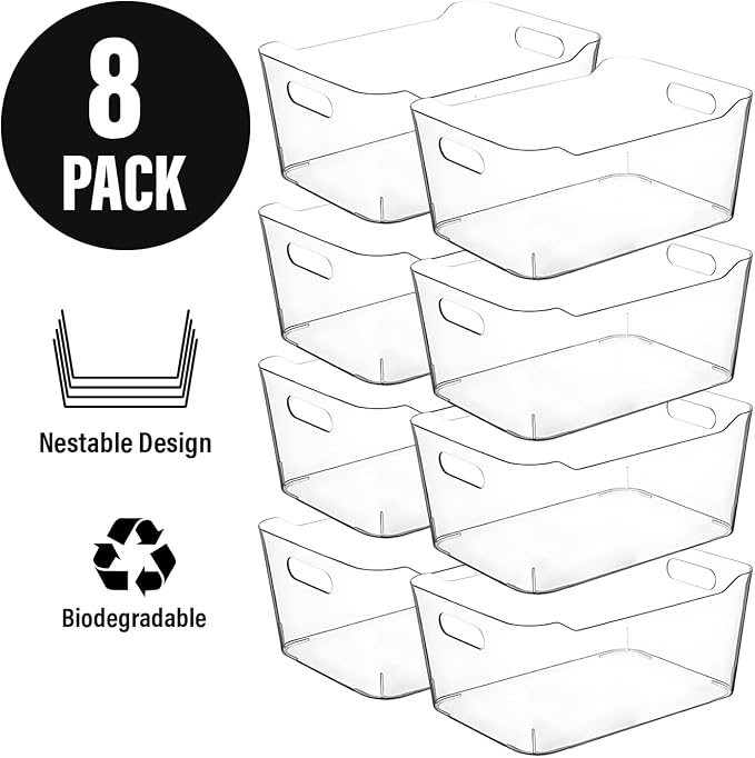 Clear Plastic Storage Bins - Image 6