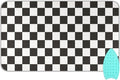 Checkered Black Ironing Mat Thickened Ironing Blanket Travel Portable by QwThum