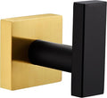 Angle Simple Towel Hook Black & Gold, Stainless Steel Bathroom Towel Holder by AngleSimple