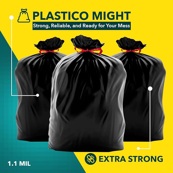 Plastico Extra Tall Kitchen Trash Bags - Image 4