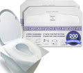 Disposable Toilet Seat Covers XL Half Fold Flushable – 200 Sheets 2 Pack by SoNeat