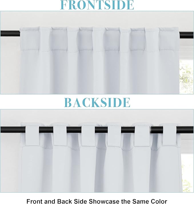 RYB HOME Bathroom Curtains Blackout - Image 3