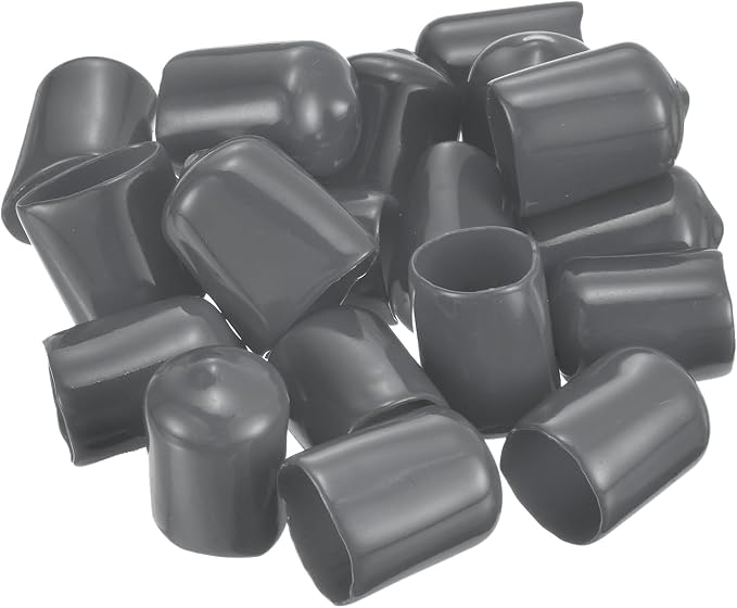 uxcell 20pcs Rubber End Caps 14.5mm ID Vinyl Round Tube Bolt Cap Cover Thread - Image 4