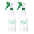 Plastic Spray Bottle 2 Pack, 32 Oz, All-Purpose Heavy Duty Spraying Bottles by Uineko
