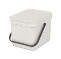 Brabantia Sort & Go Food Trash Can Small Countertop Kitchen Compost Caddy by BrabantiaUSA
