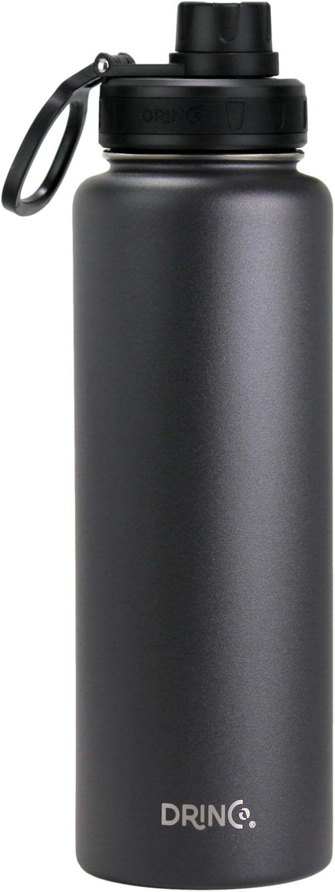 DRINCO Stainless Steel Water Bottle Spout Lid Vacuum Insulated Double Wall by Drinco