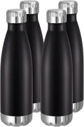 VEGOND 17oz Stainless Steel Water Bottles Bulk, Reusable Metal Sports Water by VEGOND
