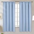 BGment Baby Blue Room Darkening Curtains 63 Inches Long by BGment